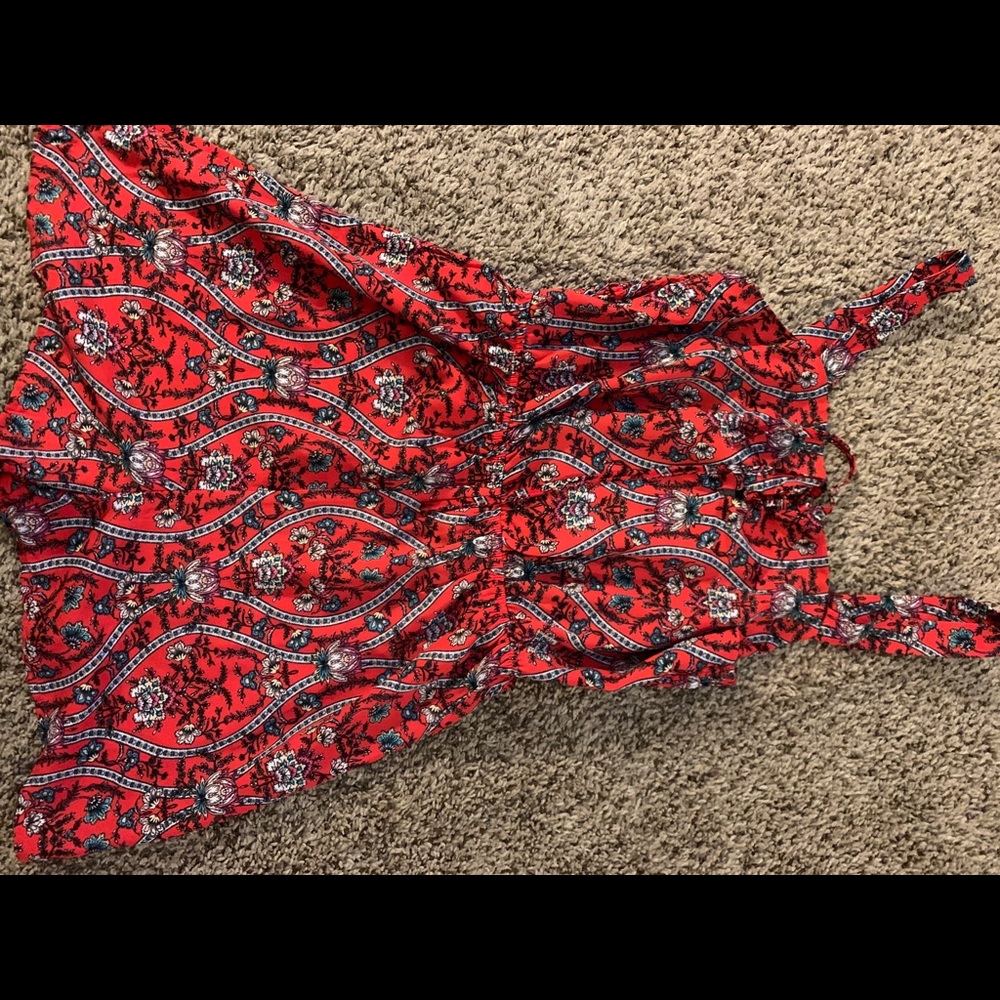 Junior Red Romper - Size Small